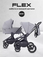 Коляска 2 в 1 Rant Flex 2025 RA076 Grey 4670078652898