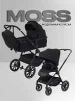 Коляска 2 в 1 Rant Moss 2025 Black 4670078653512