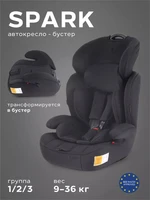 Автокресло Rant Basic Spark Next группа 1/2/3 (9-36 кг) Black 4670078673541