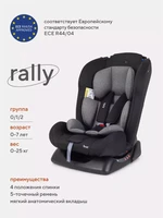 Автокресло Rant Basic Rally 0/1/2 (0-25 кг) Grey 4670078627773