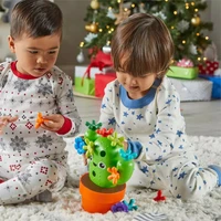 LER9125 Развивающая игрушка "Кактус Гас тренирует моторику" (16 элементов) LER9125
