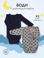 Боди 2 шт. Топотушки Звездопад арт. 6429/6729 4670078654526