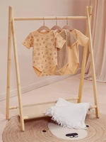Боди Mowbaby Birds с коротким рукавом (3 шт.) yellow арт. 6282 4670078640406