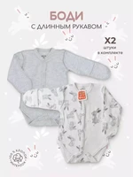 Боди 2 шт. Топотушки Зайчата арт. 6748 4670078654489