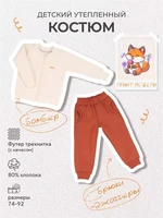 Костюм из футера с бомбером Rant Wild Fox brown 167/5 4610477384310