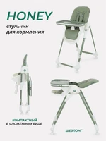 Стульчик для кормления Mowbaby Honey 2024 Green 4670078647429