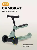 Самокат 3-колесный Rant Rider green 4670078613059