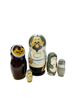 Матрешки персонажи. Айболит (5 в 1) 123658