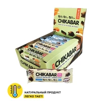 Протеиновый батончик Chikalab – Chikabar - Ассорти в молочном шоколаде (20 шт.) 1561128904