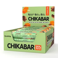 Протеиновый батончик Chikalab – Chikabar - Арахис с карамельной начинкой (12 шт.) 1808763572