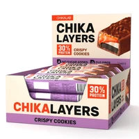 Протеиновый батончик Chikalab – Chika Layers - Crispy Cookies (12 шт) 913187251