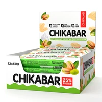 Протеиновый батончик Chikalab – Chikabar - Фисташковый крем (12 шт.) 1775974497
