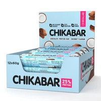 Протеиновый батончик Chikalab – Chikabar - Кокос с шоколадной начинкой (12 шт.) 1089691509