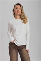 Лонгслив из кулирки с лайкрой М326003м М326003м