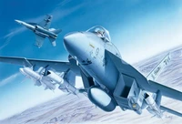 0083  авиация  F/A-18E  SUPER HORNET (1:72) 8001283800839