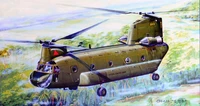 01621  авиация  CH-47A "Chinook"  (1:72) 9580208016214