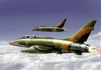 01650  авиация  F-100F Super Sabre  (1:72) 9580208016504