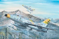 02246  авиация  F-100F Super Sabre  (1:32) 9580208022468