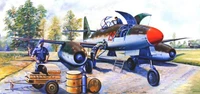 02261  авиация  Messerchmitt Me 262 A-1a clear edition  (1:32) 2000002105091