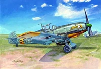 02291  авиация  Messerschmitt Bf 109E-7  (1:32) 9580208022918