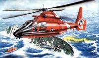 02801  авиация  US HH-65A Dolphin  (1:48) 6922803628011
