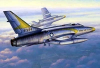 02838  авиация  F-100C Super Sabre  (1:48) 9580208028385