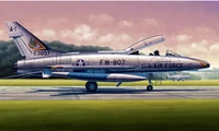 02840  авиация  F-100F Super Sabre  (1:48) 9580208028408