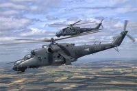 05829  авиация  M&amp;-24P Hind-F  (1:48) 9580208058290