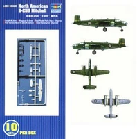 06201  авиация  В-25В "Митчелл" (10шт) (1:350) 9580208062013