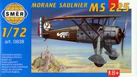 0838  авиация  Morane-Saulnier MS 225  (1:72) 8594877008389