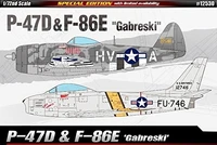 12530  авиация  P-47D &amp; F-86E 'Gabreski' Special Edition  (1:72) 8809258923053