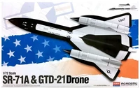 12540  авиация  SR-71A &amp; GTD-21 Drone  (1:72) 2000002099727