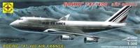 230032  авиация  Боинг 747-400 "Эйр Франс" (1:300) 4607061760605