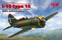 32004  авиация  И-16 тип 10, WWII Soviet Fighter  (1:32) 2000000103648