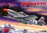 48121  авиация  P-51C Mustang (1:48) 2000000003313