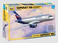 7009  авиация  Суперджет 100 (1:144) 4600327070098