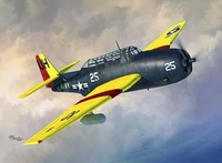 72134  авиация  Grumman TBM-3U Avenger  (1:72) 8596444721349