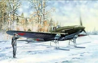 83202  авиация  &amp;L-2 Sturmovik on Skis  (1:32) 6939319232021