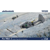 84117  авиация  Fw 190A-4 w/ engine flaps &amp; 2-gun wings Weekend Edition  (1:48) 8591437577194