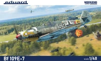 84178  авиация  Bf-109E-7  (1:48) 8591437564224