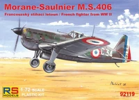 92119  авиация  Morane-Saulnier M.S. 406  (1:72) 2000002216322