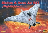 92237  авиация  Blohm &amp; Voss Ae 607 "Nightfighter"  (1:72) 8594183912370