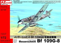AZ7447  авиация  Messerschmitt Bf 109G-8 "Reconaissancce"  (1:72) 4589913269958