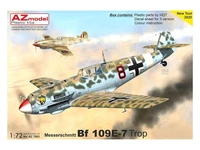 AZ7663  авиация  Bf-109E-7Trop „Over Africa“  (1:72) 8592942276633