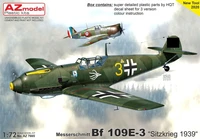 AZ7665  авиация  Messerschmitt Bf 109E-3 "Sitzkrieg 1939"  (1:72) 8592942276657