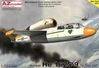 AZ7839  авиация  Heinkel He 162S-9 "V-Tail Jet"  (1:72) 8592942278392