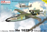 AZ7853  авиация  Heinkel He 162B-3 "Volksjager 46"  (1:72) 8592942278538