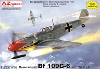 AZ7862  авиация  Messerschmitt Bf-109G-6 with WGr.21  (1:72) 8592942278620