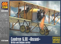 CSM32010  авиация  Caudron G.III "Anzani" British and Belgian Service  (1:32) 4751032601265
