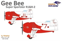 DW14402  авиация  Gee Bee Super Sportster R1&amp;R2 (2 in 1)  (1:144) 4544032774301